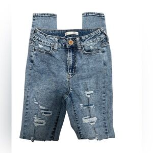 SO Distressed Blue Denim Jeans